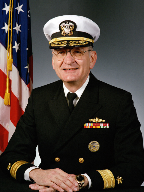 RDML (lower Half) Eugene B. Harshbarger, USN (covered) - NARA & DVIDS ...