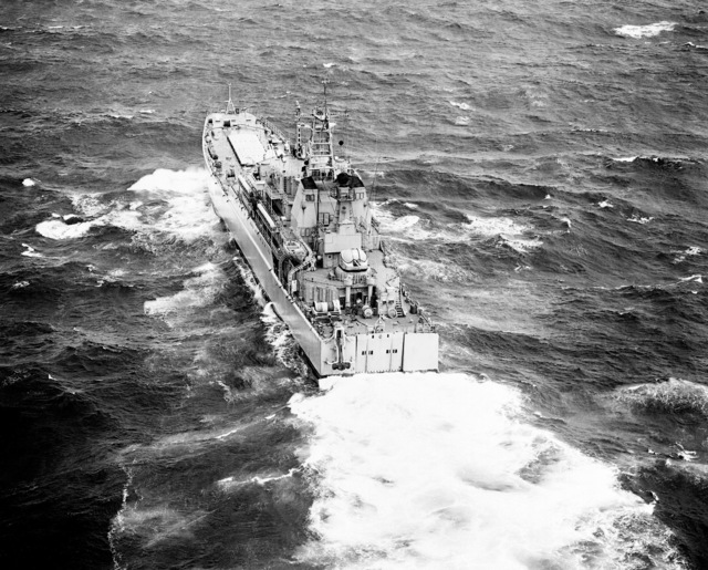 A Port Quarter View Of A Soviet Ropucha Class Tank Landing Ship 