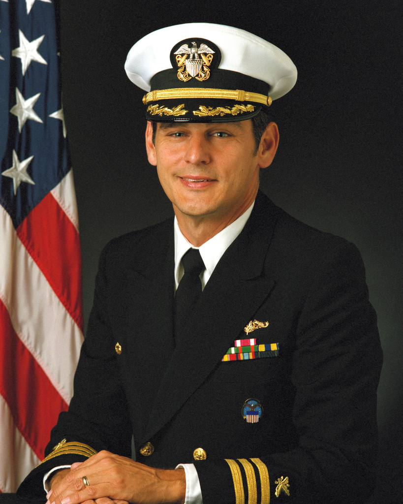 Commander David B. Newberry, USN (covered) - NARA & DVIDS Public Domain ...