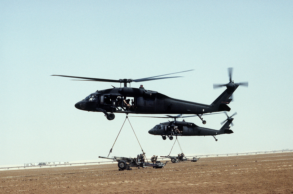 Air field. 20th Engineer Brigade uh-1b.