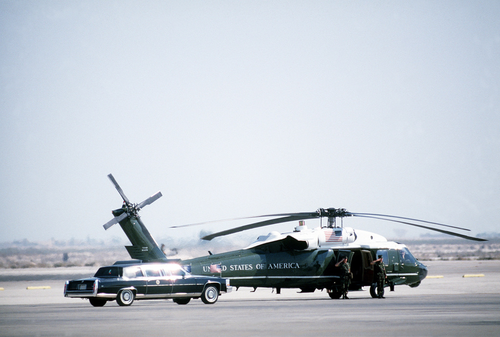 Air Force One, Special Limousine Beast, Marine One Helicopter to  Facilitate Commute