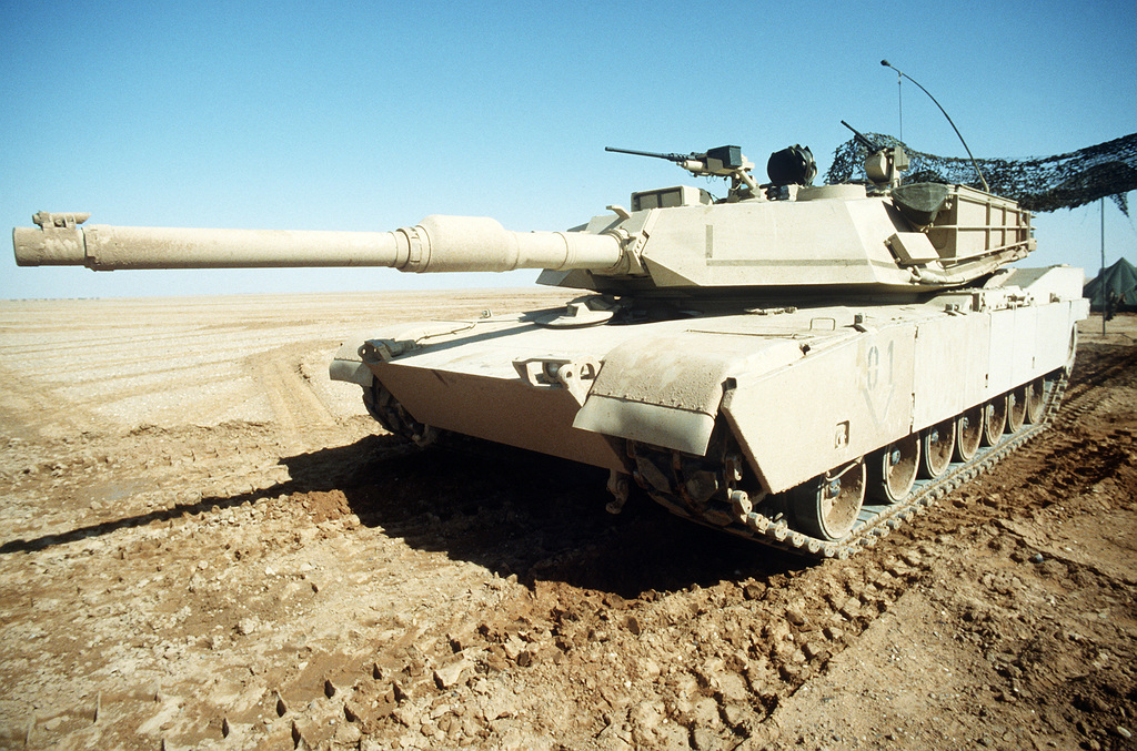 An M-1a1 Abrams Main Battle Tank Deployed During Operation Desert Storm 