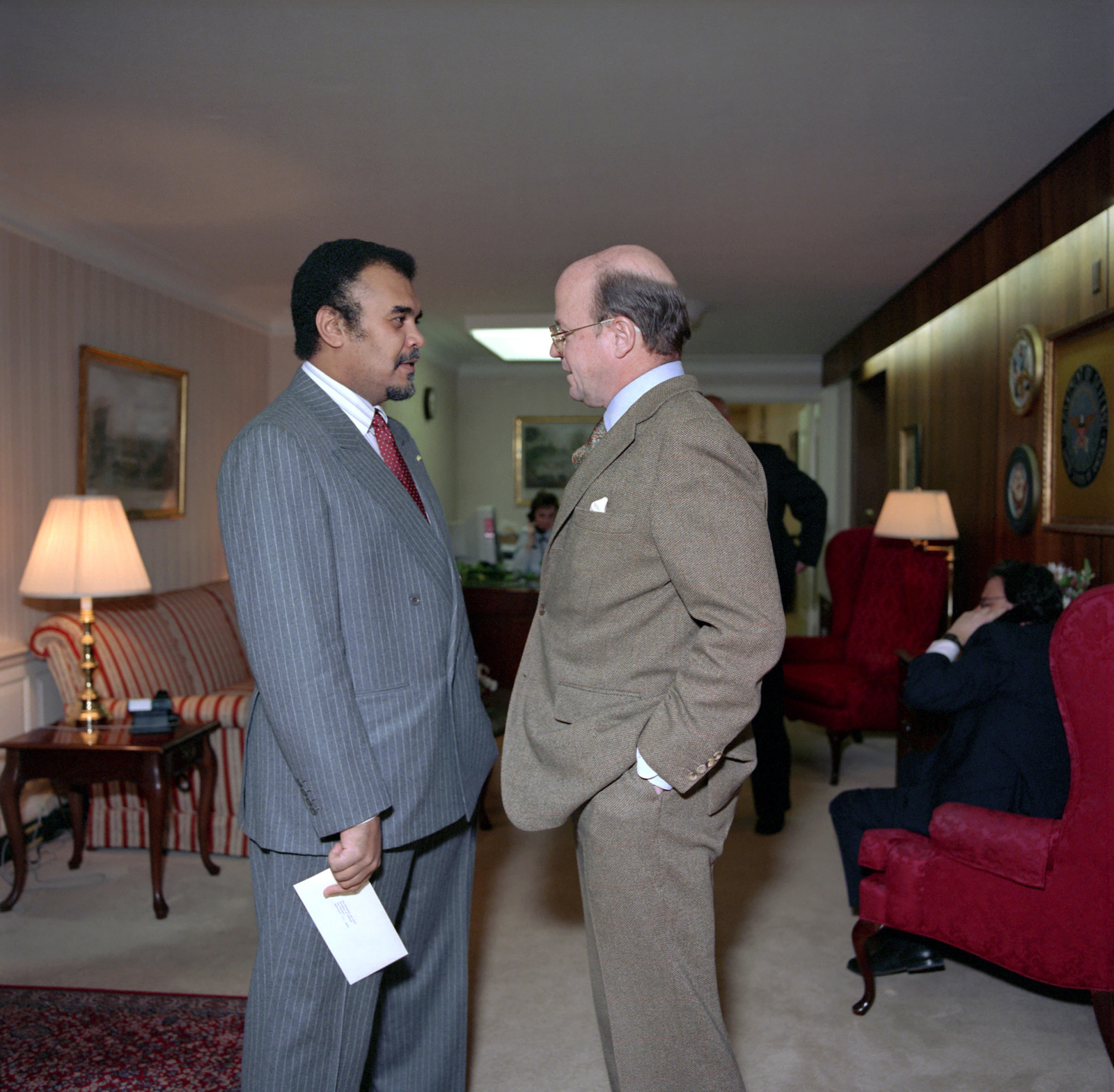 Kingdom of Saudi Arabian Ambassador to the U.S., His Royal Highness Prince Bandar bin Sultan bin ...