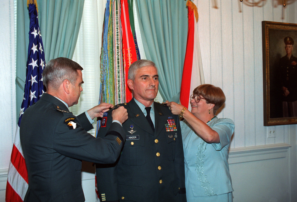 Gen J. H. Binford Peay (left), Army Vice CHIEF of STAFF promotes BGEN ...