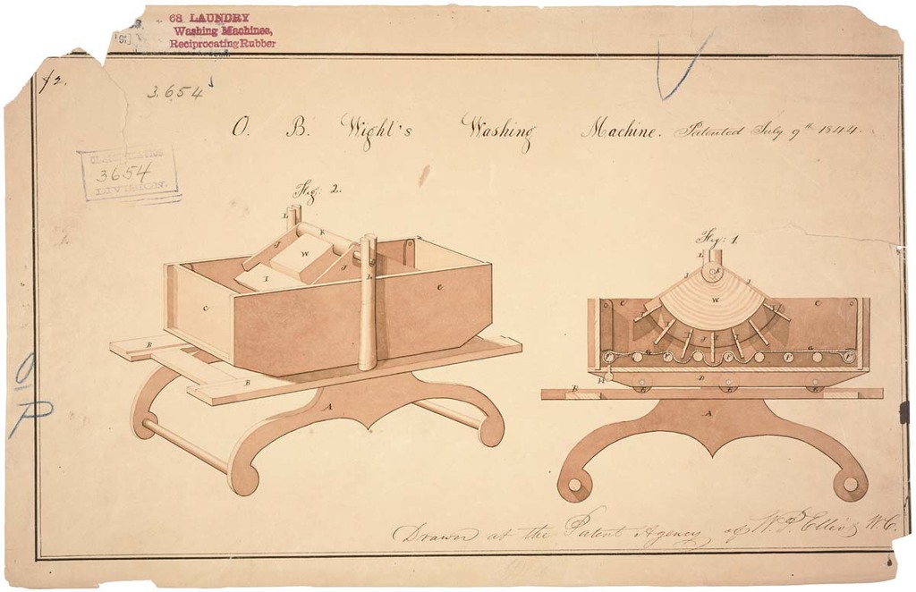 Drawing for a Washing Machine - NARA & DVIDS Public Domain Archive