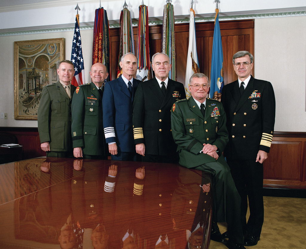 This is an official photograph of the Joint Chiefs of STAFF taken in ...