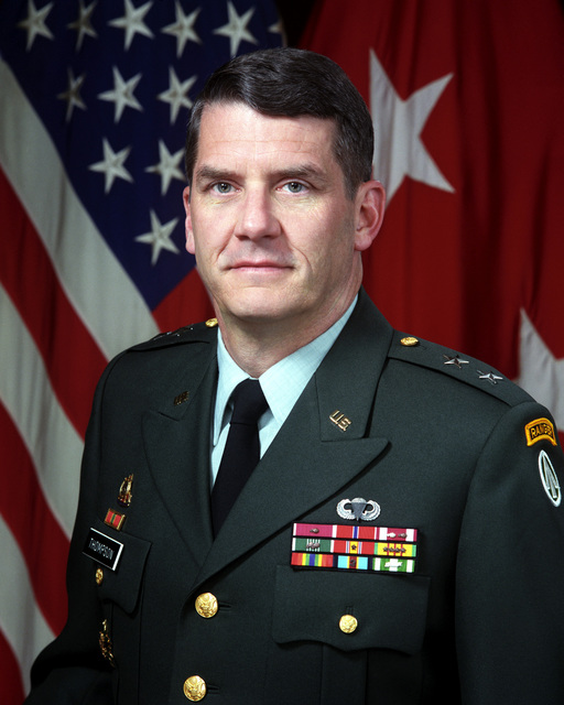 Portrait Of U.s. Army Maj. Gen. Roger B. Thompson Director Of The Army 