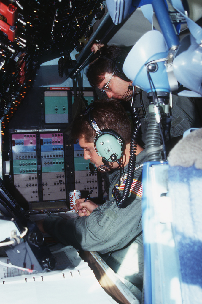 Aircraft crew flying the C-5 Galaxy during the honorary commanders ...