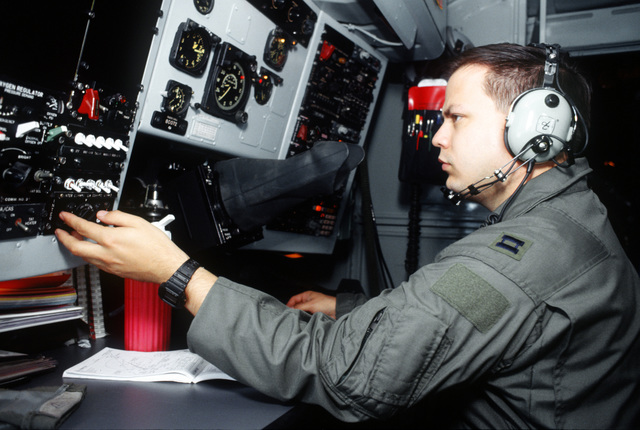 CPT Ray Romero, KC-135 Stratotanker navigator from the 93rd Air ...