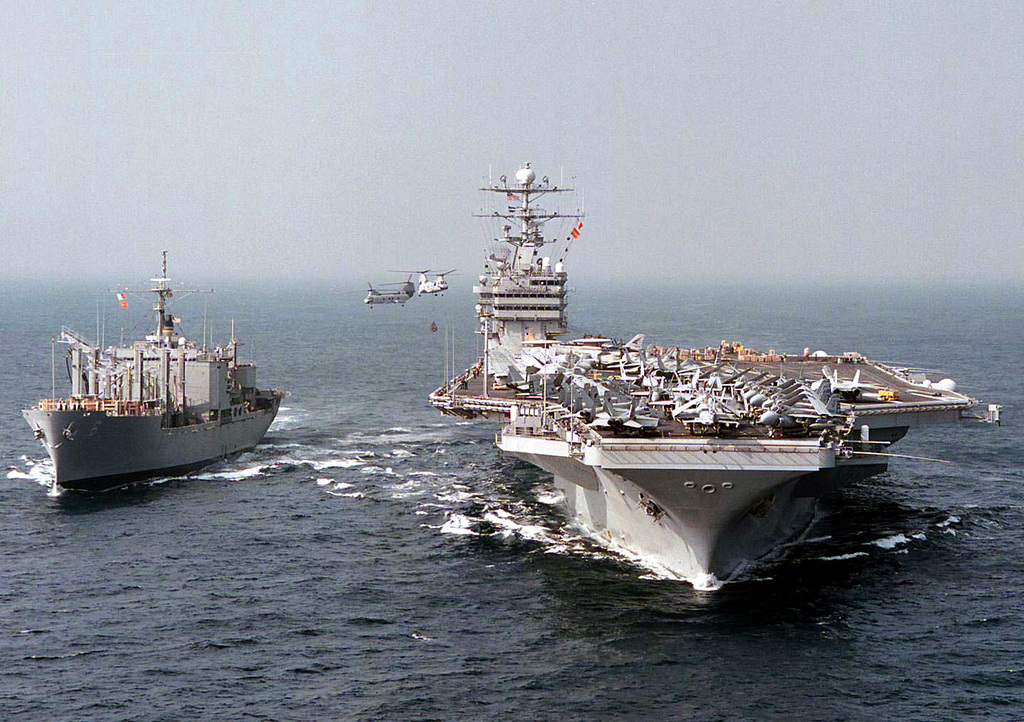 The Military Sealift ship USS San Diego (TAFS 6) and the nuclear ...