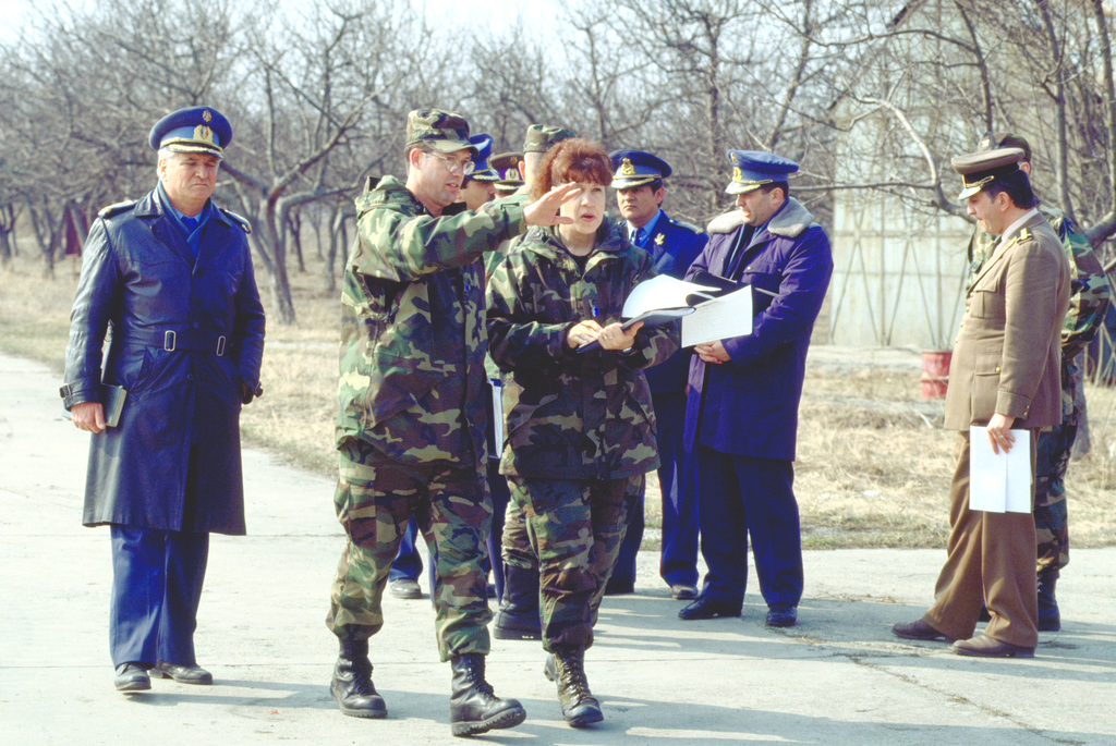 MASTER Sergeant Michele Helms right 16th Air Force Logistics