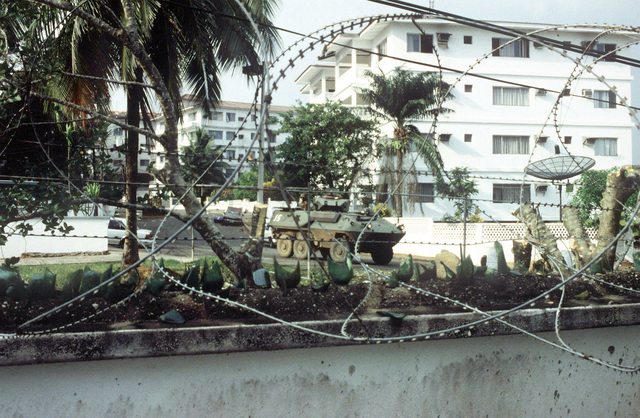 Shot Of Un Boulevard Which Runs Right Along The Wall Of The Us Embassy In Monrovia Liberia 7931