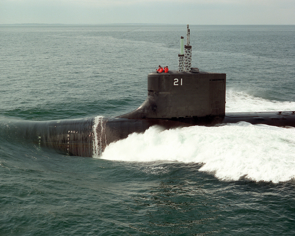 Das neueste Angriff-U-Boot der US-Marine, die USS SEAWOLF (SSN 21