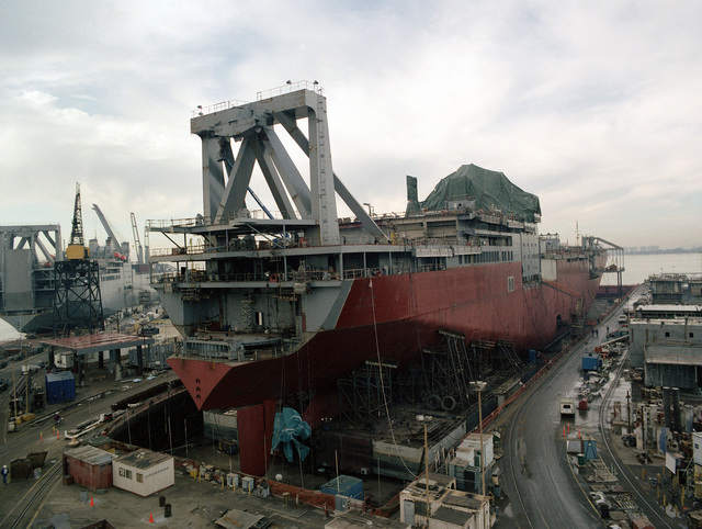 Starboard Quarter View Of The MSC (Military Sealift Command) Strategic ...