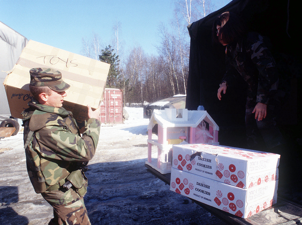 United States Air Force Personnel From The 401st Expeditionary Air Base 