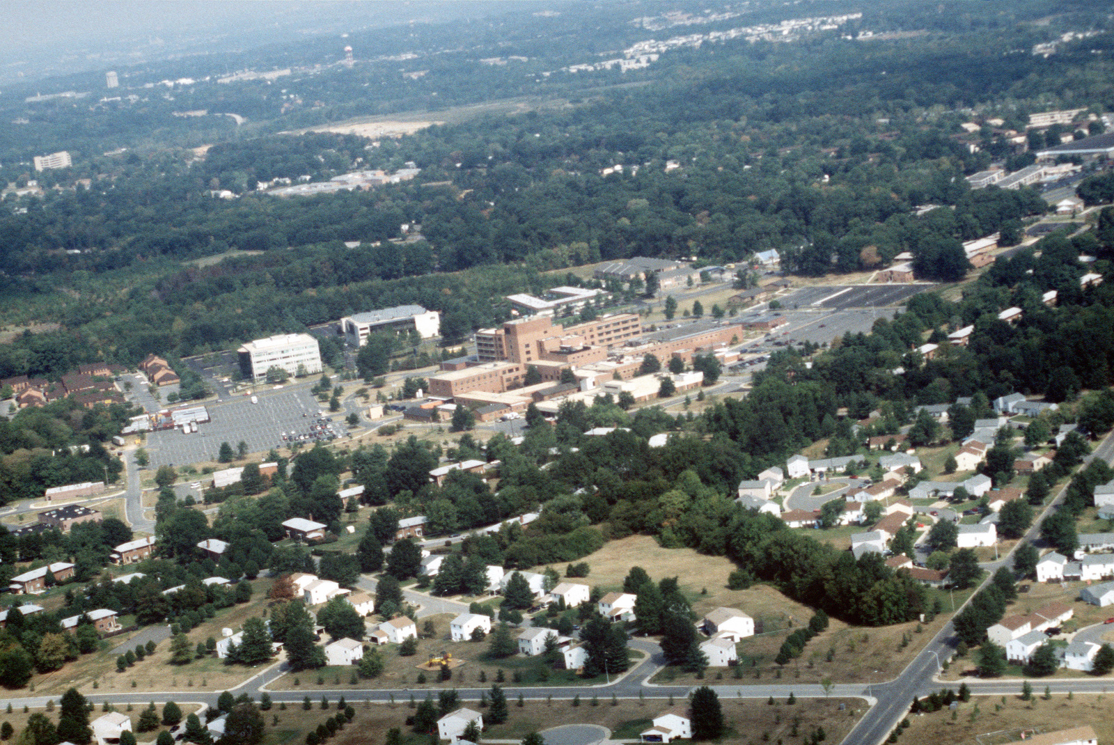 Aerial image of building 1050, Malcolm Grow Medical Center ...