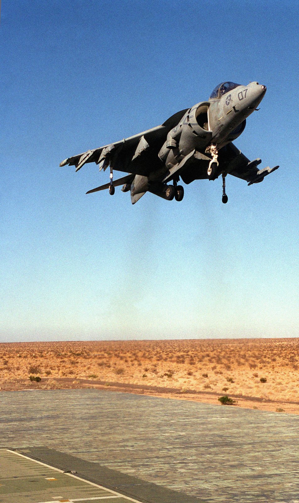 An AV-8B Harrier From The Fixed Wing Marine Attack Squadron 211 ...