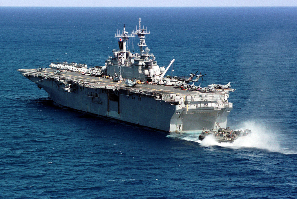 The USS Kearsarge Expeditionary Strike Group and landing craft air