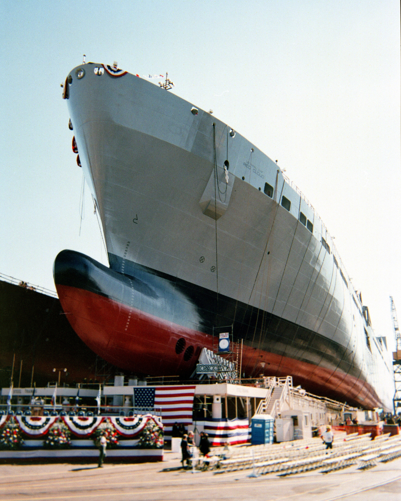 Port Bow View Of The MSC (Military Sealift Command) Strategic Heavy ...