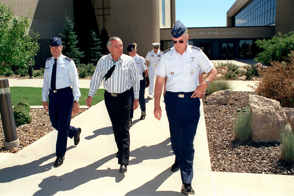 Space Warfare Center Commander, US Air Force Brigadier General Gary R ...