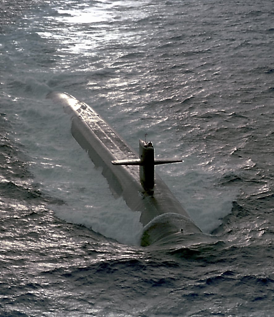 The Us Navys Nuclear Ballistic Submarine Uss Maine Ssbn 741 One Of The Nations Newest Ohio 3384