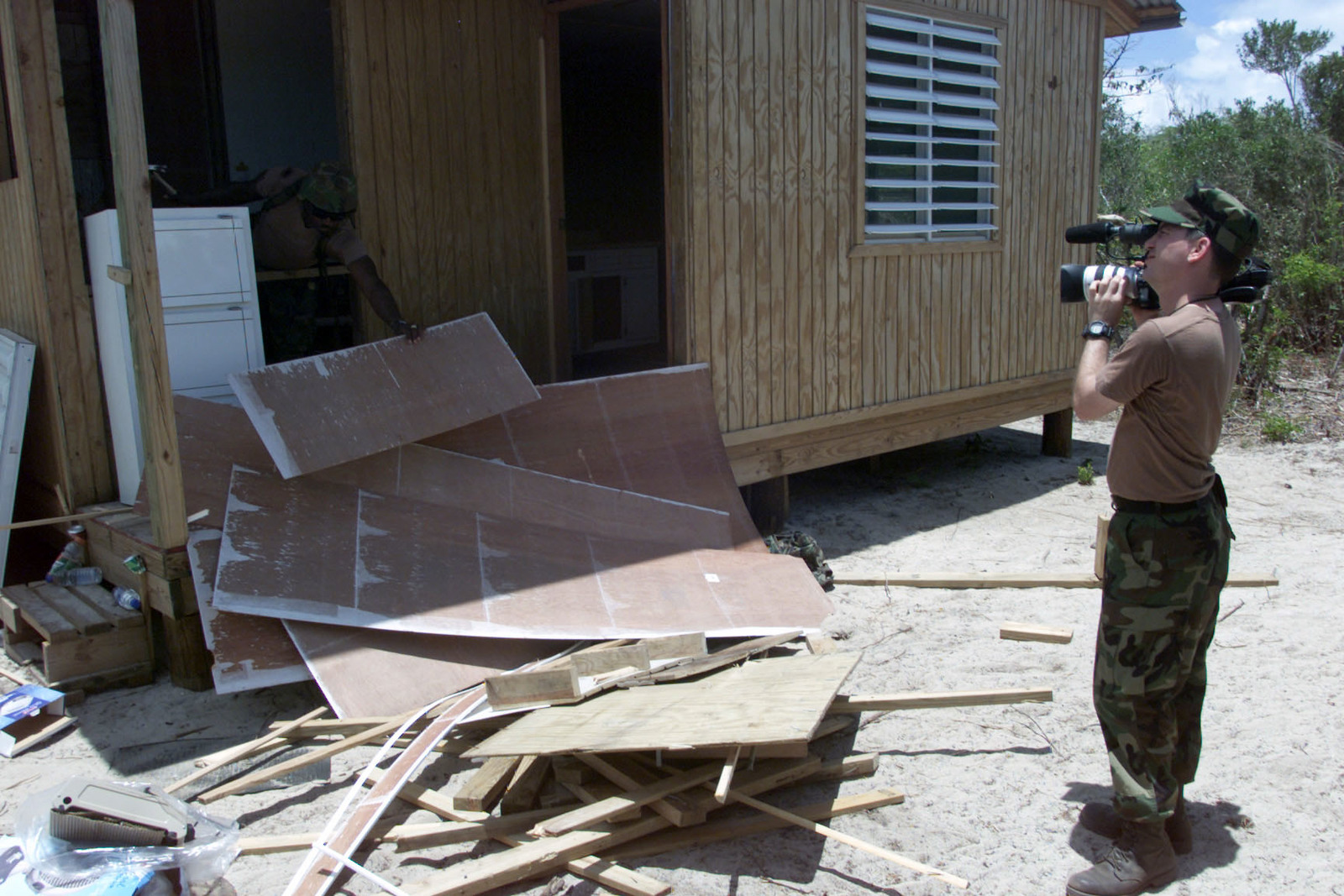 A Sailor Assigned To Us Navy Usn Naval Mobile Construction Battalion Five Nmcb 5 Uses A 5369