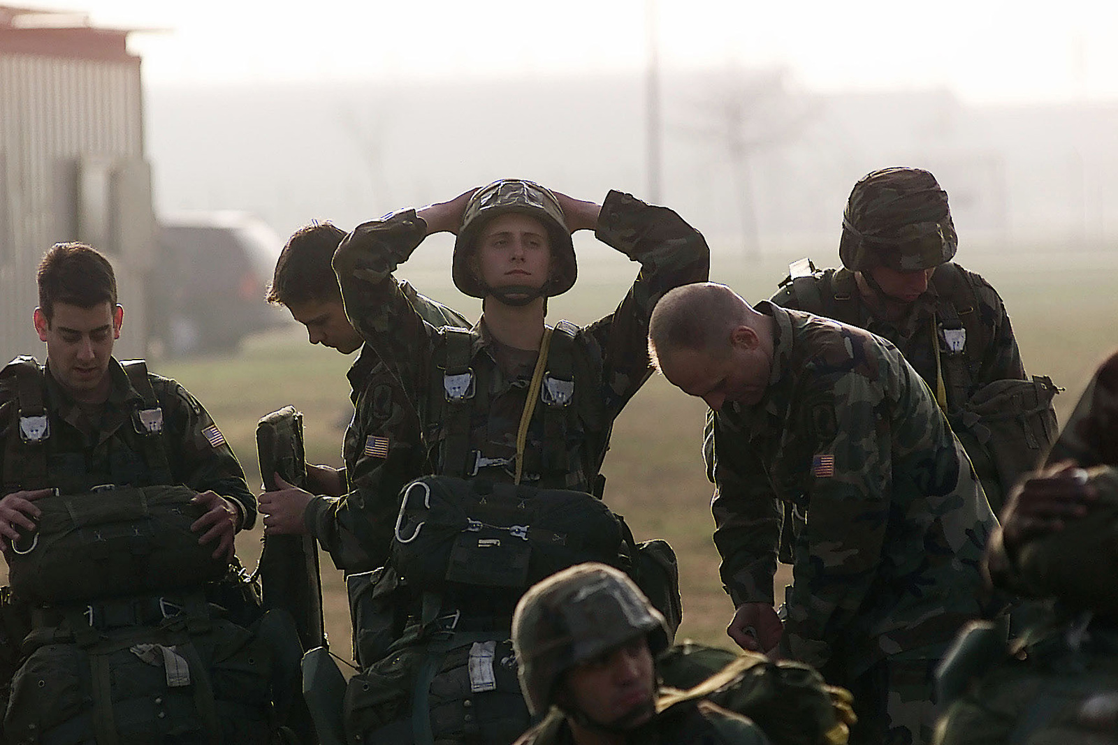 US Army Soldiers from the Delta Battery 319TH Airborne