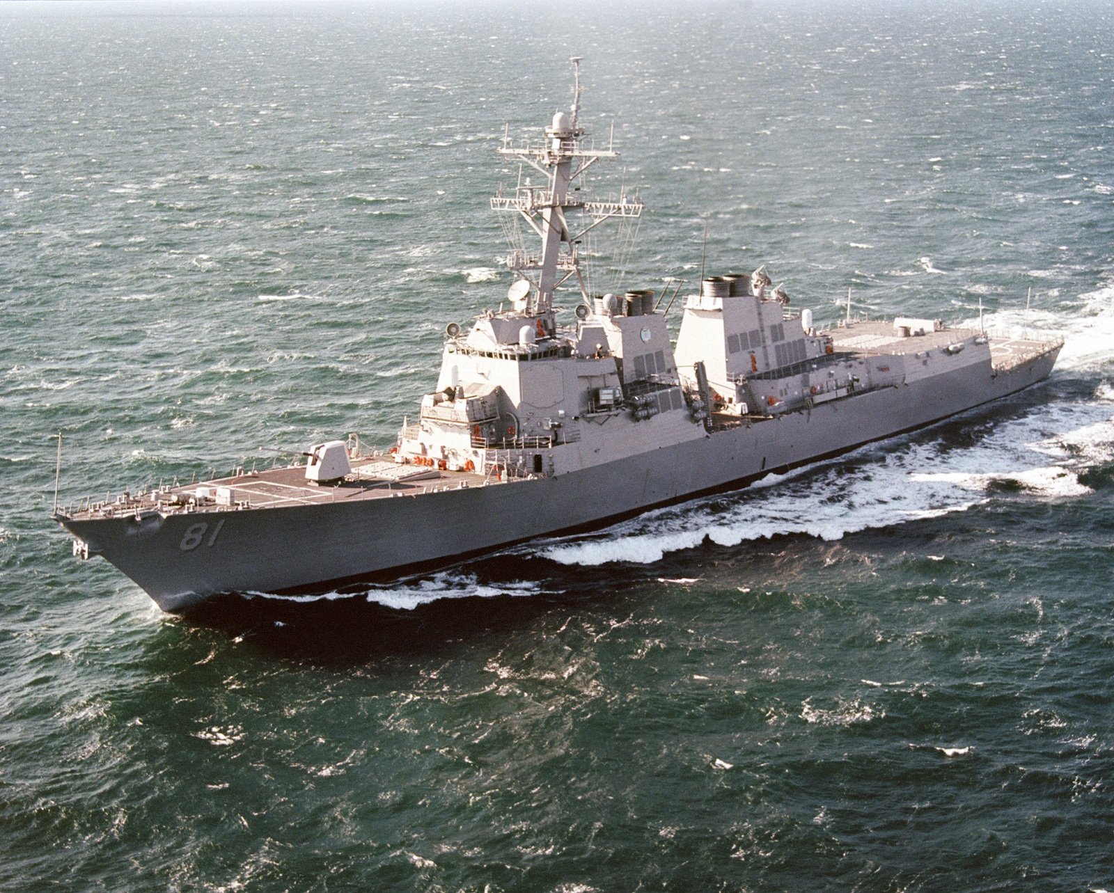 Vessel Identification Photograph Uss Winston S. Churchill (ddg 81 