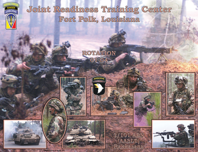 Poster depicting various training maneuvers of the 3rd Battalion, 101st ...