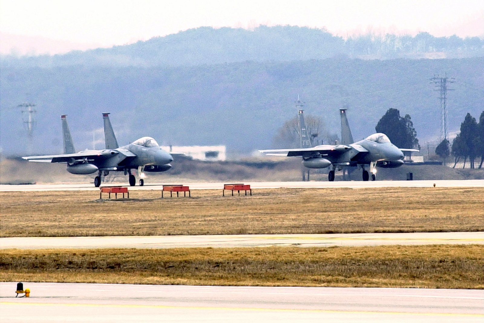 F-15 Strike Eagle aircraft's from Kadena Air Base, Okinawa, Japan ...