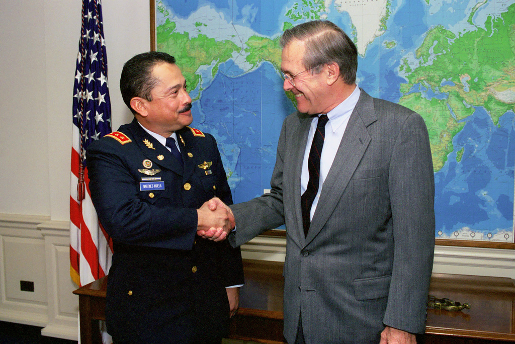 File:The Honorable Donald H. Rumsfeld (right), U.S. Secretary of