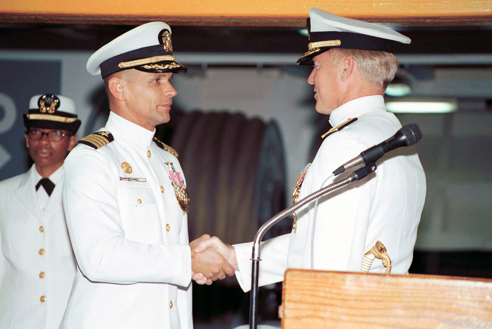 Aboard The USS KITTY HAWK (CV 63), Rear Admiral (RADM) (Upper Half ...