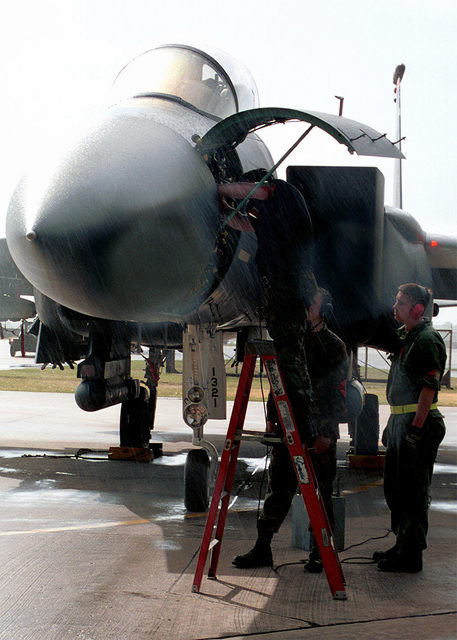 During A Rain Shower At Royal Air Force (RAF), Lakenheath, UK USAF ...