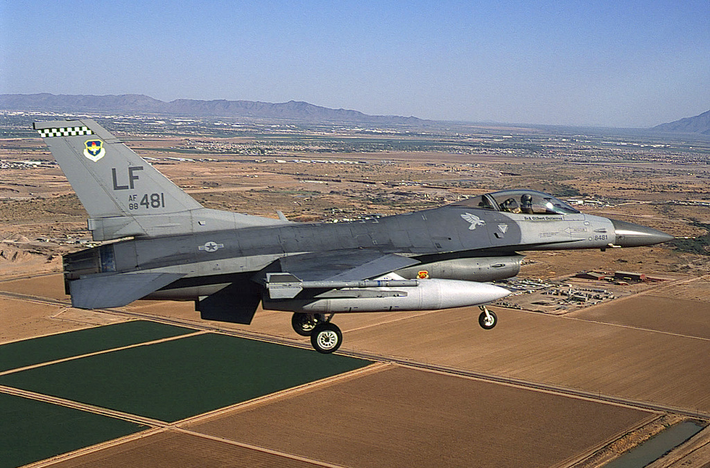  F-16 Fighting Falcons at Luke AFB