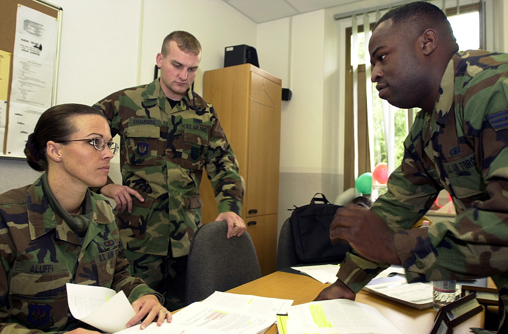 At the AIRMAN Leadership School, SENIOR AIRMAN (SRA) Stephanie Aluffi ...