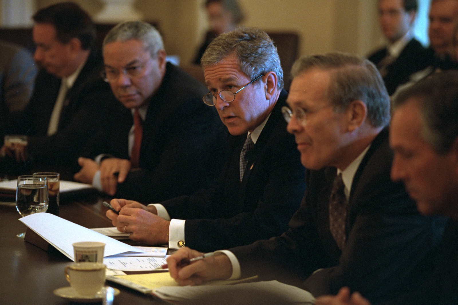 911 President George W Bush Meets With Cabinet U S National