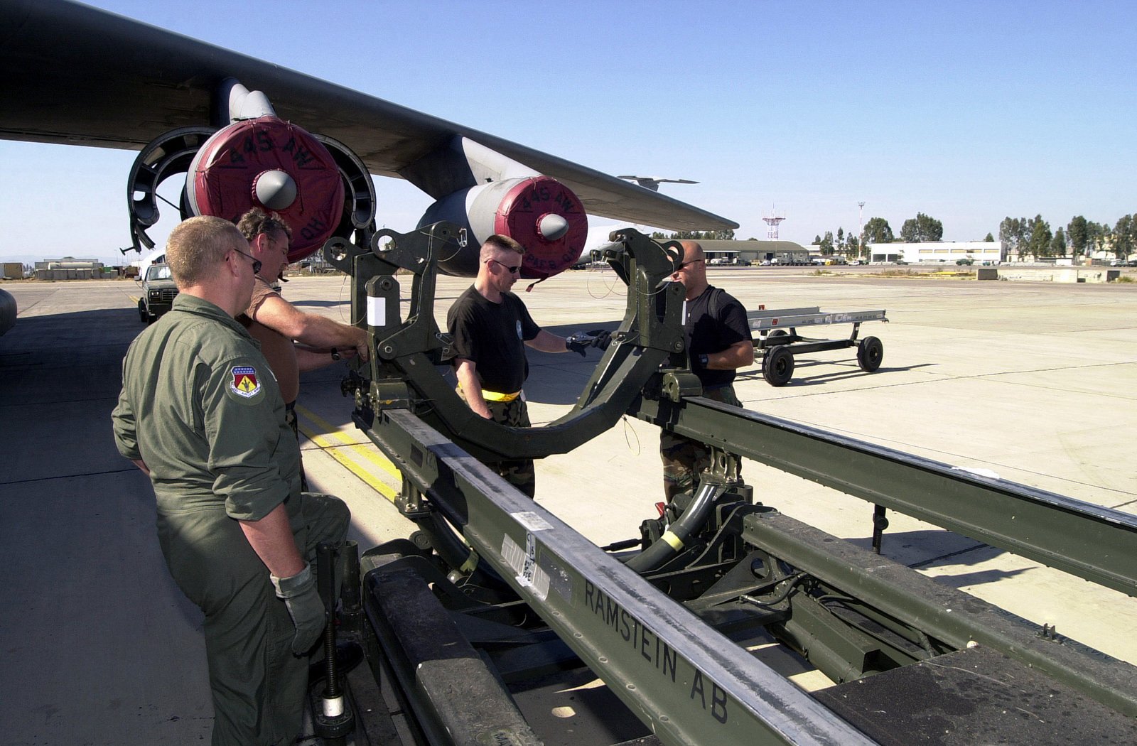 Technical Sergeant (TSGT) Terry Netts, US Air Force (USAF), (left), and ...