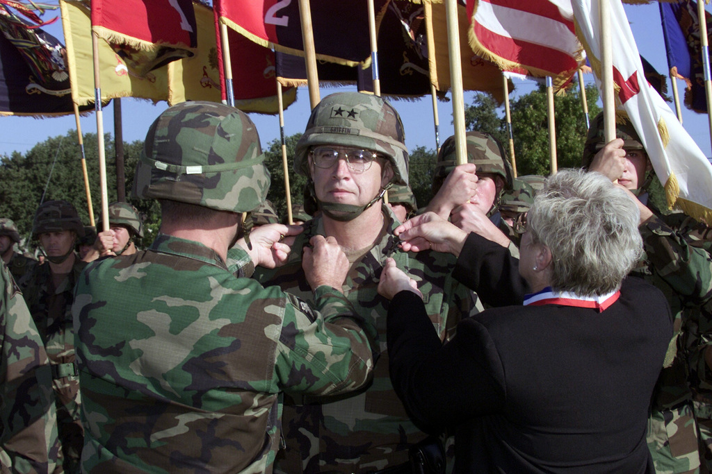 Major General (MGEN) Benjamin S. Griffin, US Army, Outgoing Commander ...