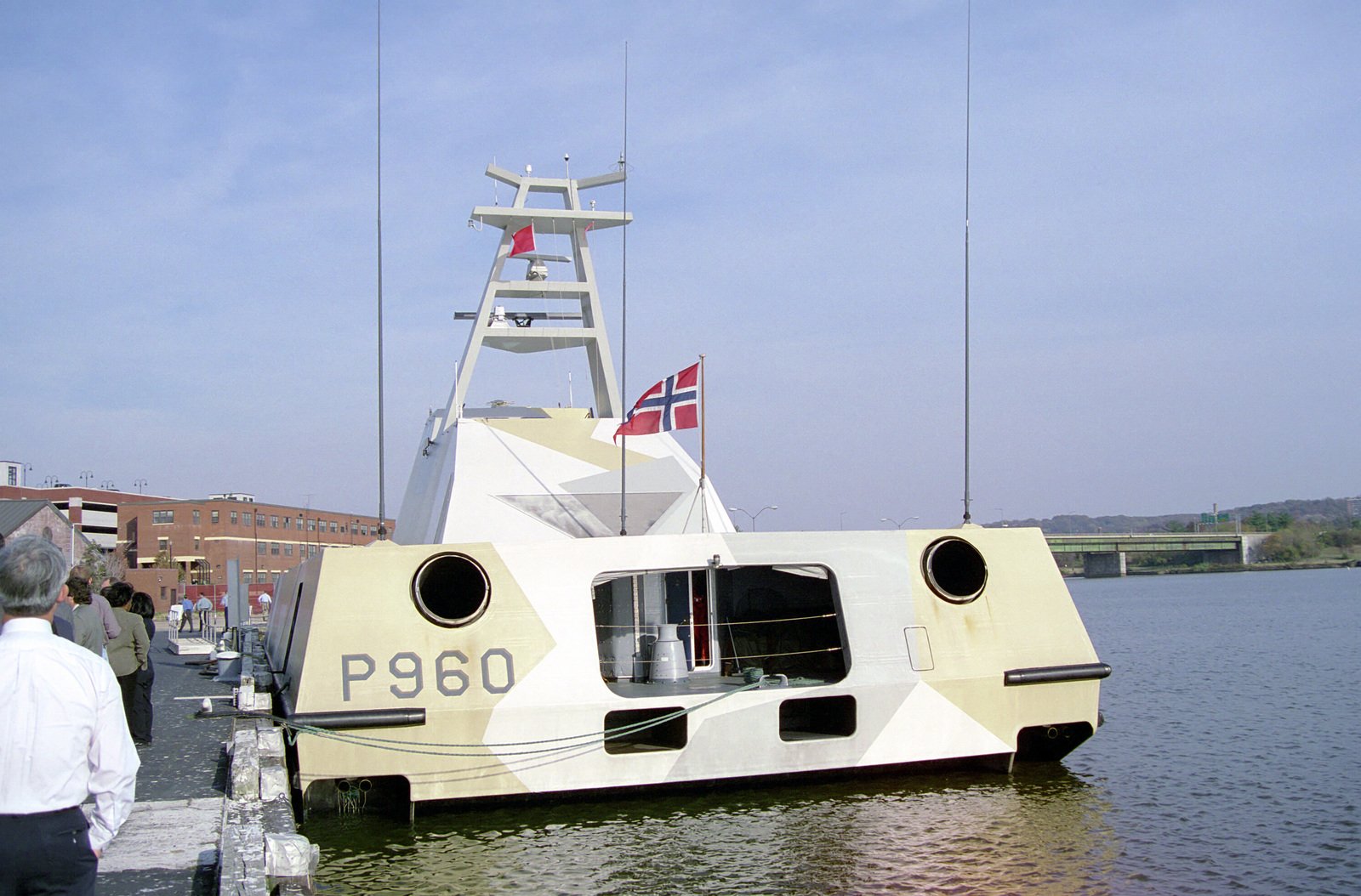 Stern-on View Of The HNoMS SKJOLD (P960), The Royal Norwegian Navy's ...