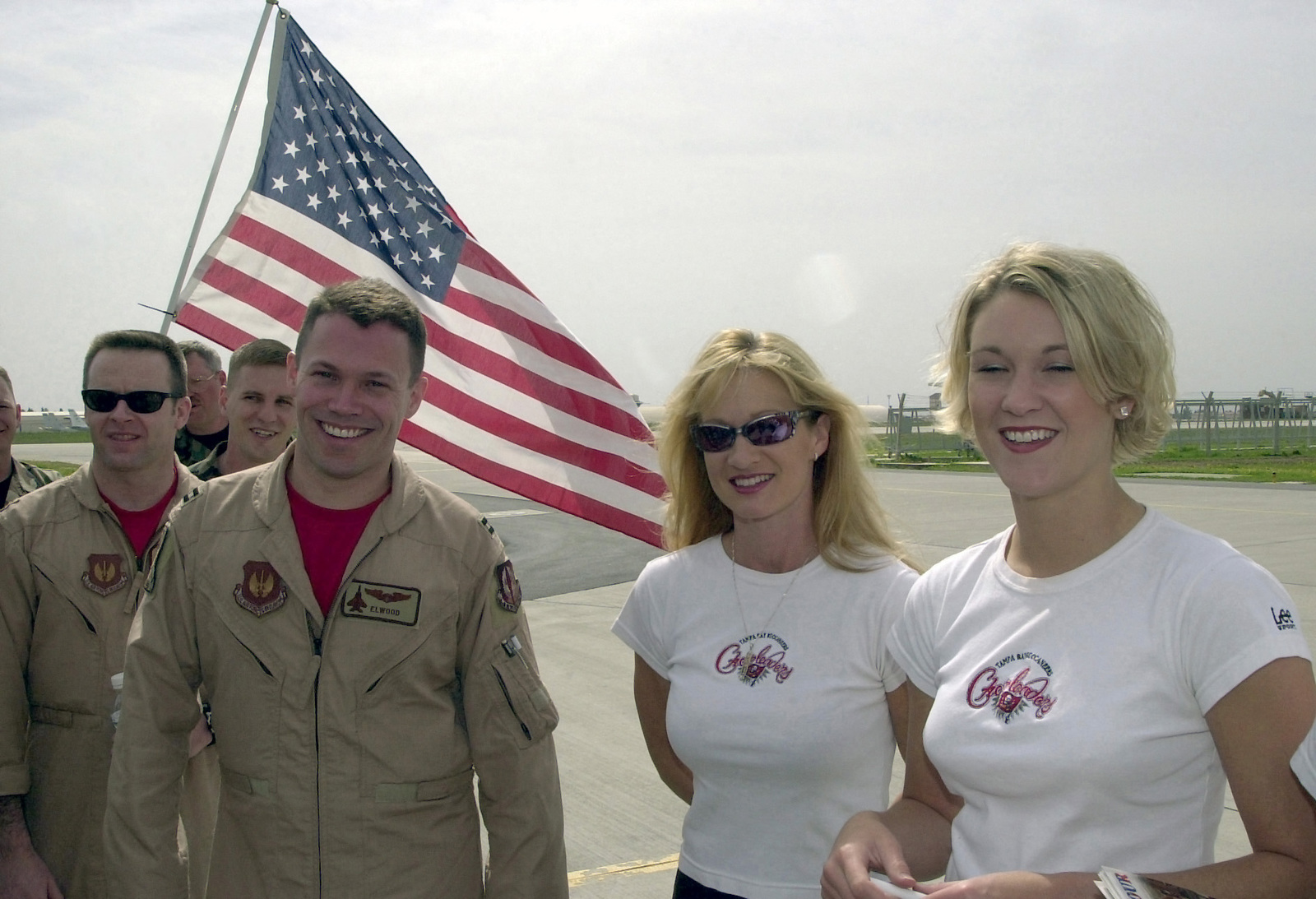 Us Air Force (Usaf) Captain (Cpt) Chris Evans (Foreground Left), A Fighter  Pilot Assigned To The 494Th Fighter Squadron, Deployed At Incirlik Air Base  (Ab), Turkey, Shears A Laugh With Members Of