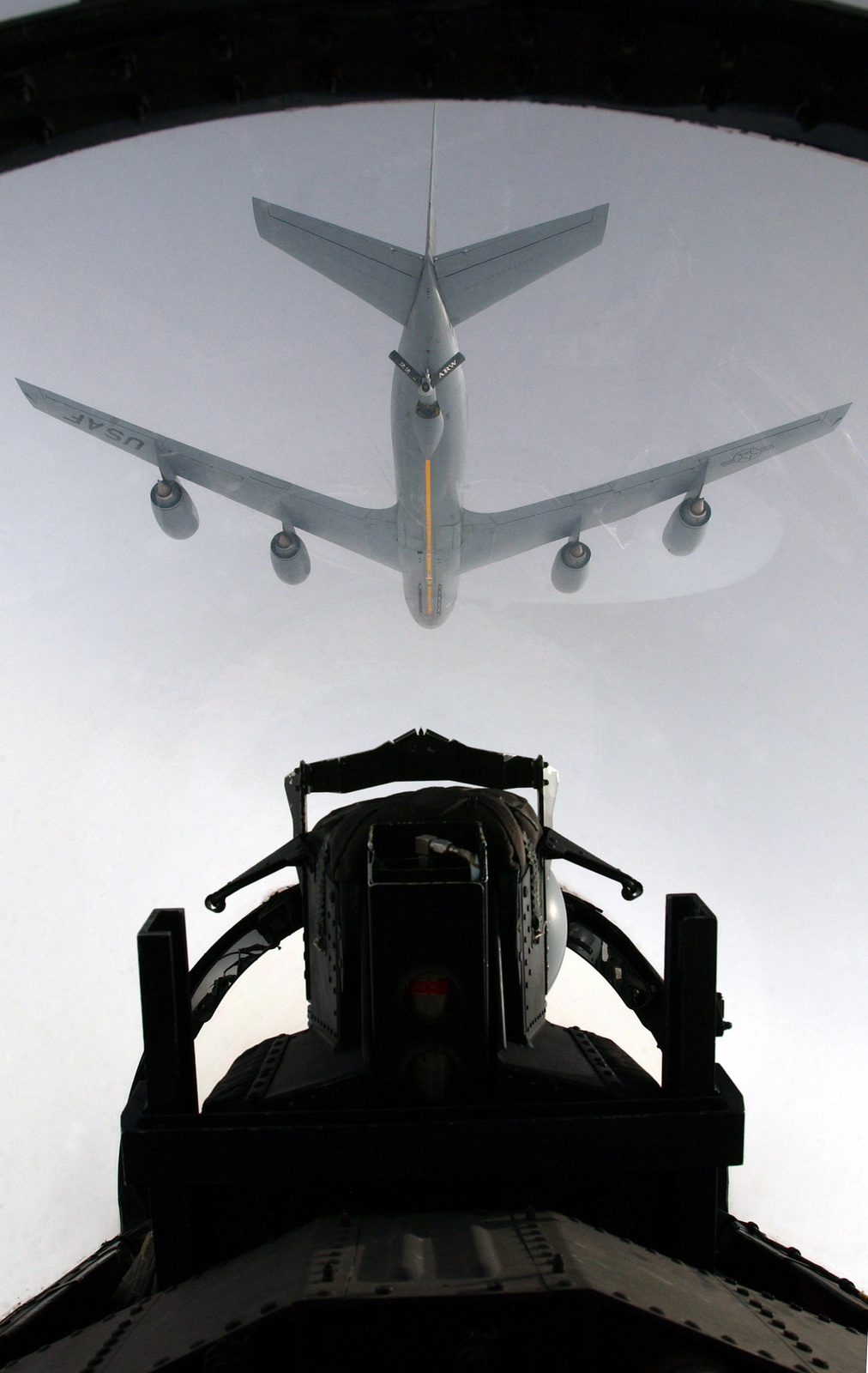 Weapon Systems Operators point of view onboard a US Air Force (USAF) F ...