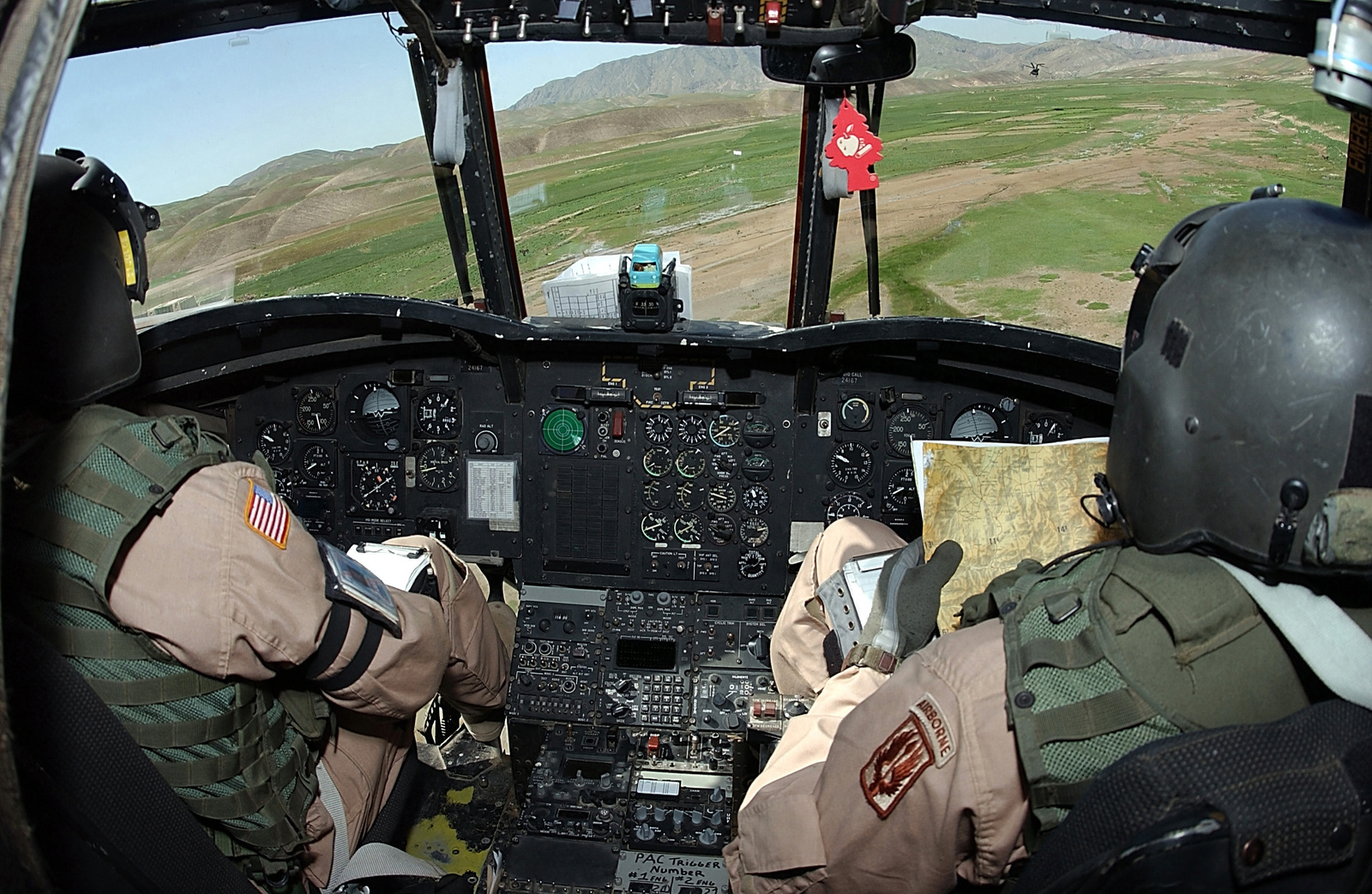 chinook helicopter inside