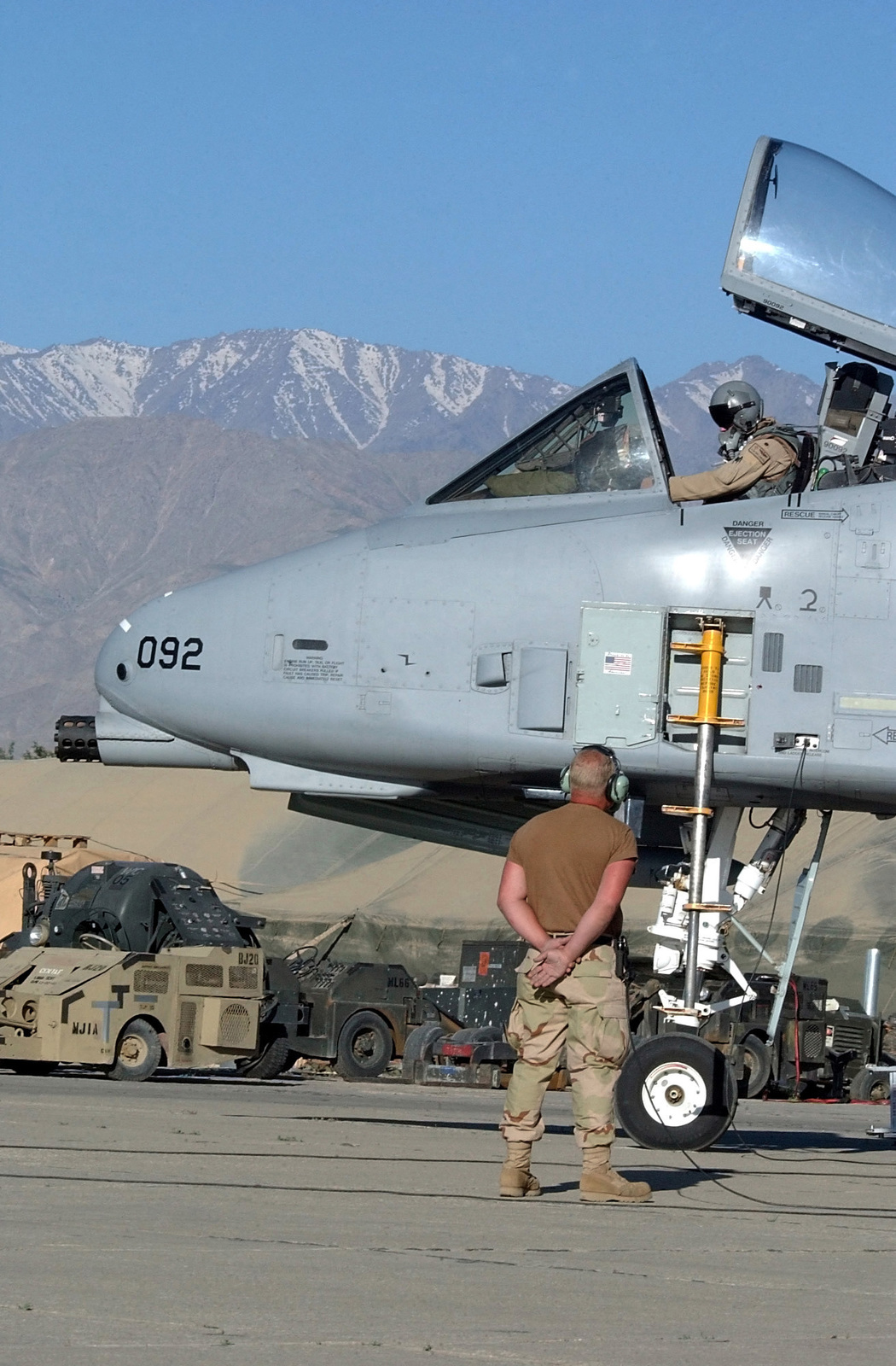 US Air Force Reserve (USAFR) Major (MAJ) Mike Lankford, an A-10 ...