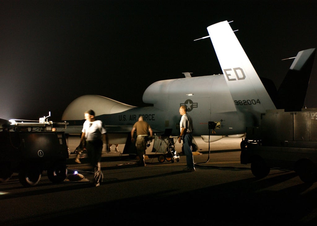 US Air Force (USAF) and civilian maintenance personnel assigned to the ...