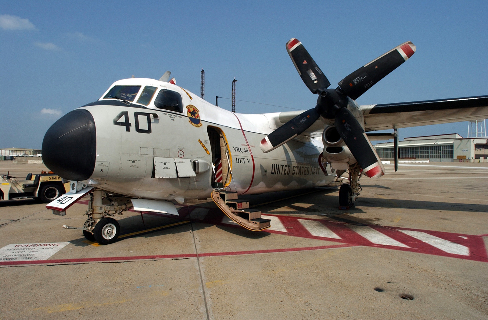 A Left Front View Of A Usn C 2a Greyhound Aircraft Assigned To Fleet Logistics Support