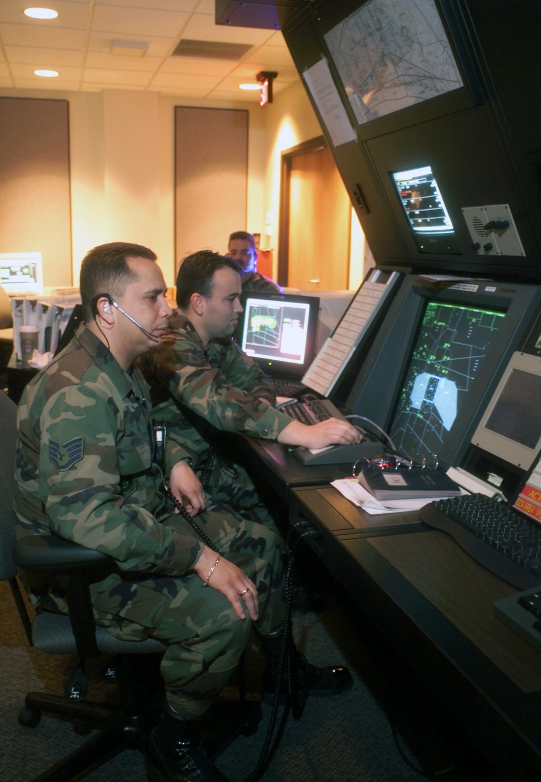 Us Air Force (usaf) Staff Sergeant (ssgt) Ruben Muniz (front) And Usaf 