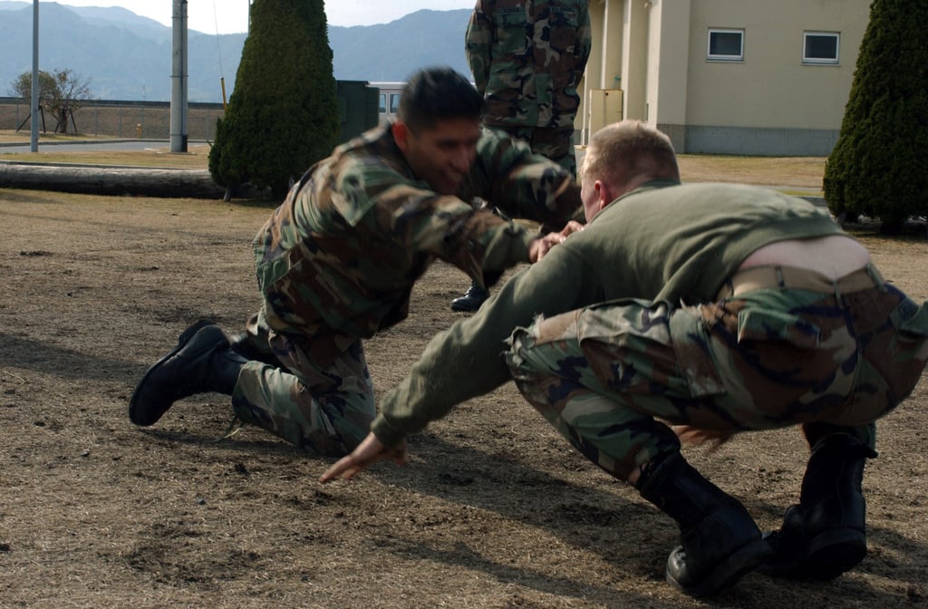 US Marine Corps (USMC) Corporal (CPL) Roberto Torres, Left And Lance ...