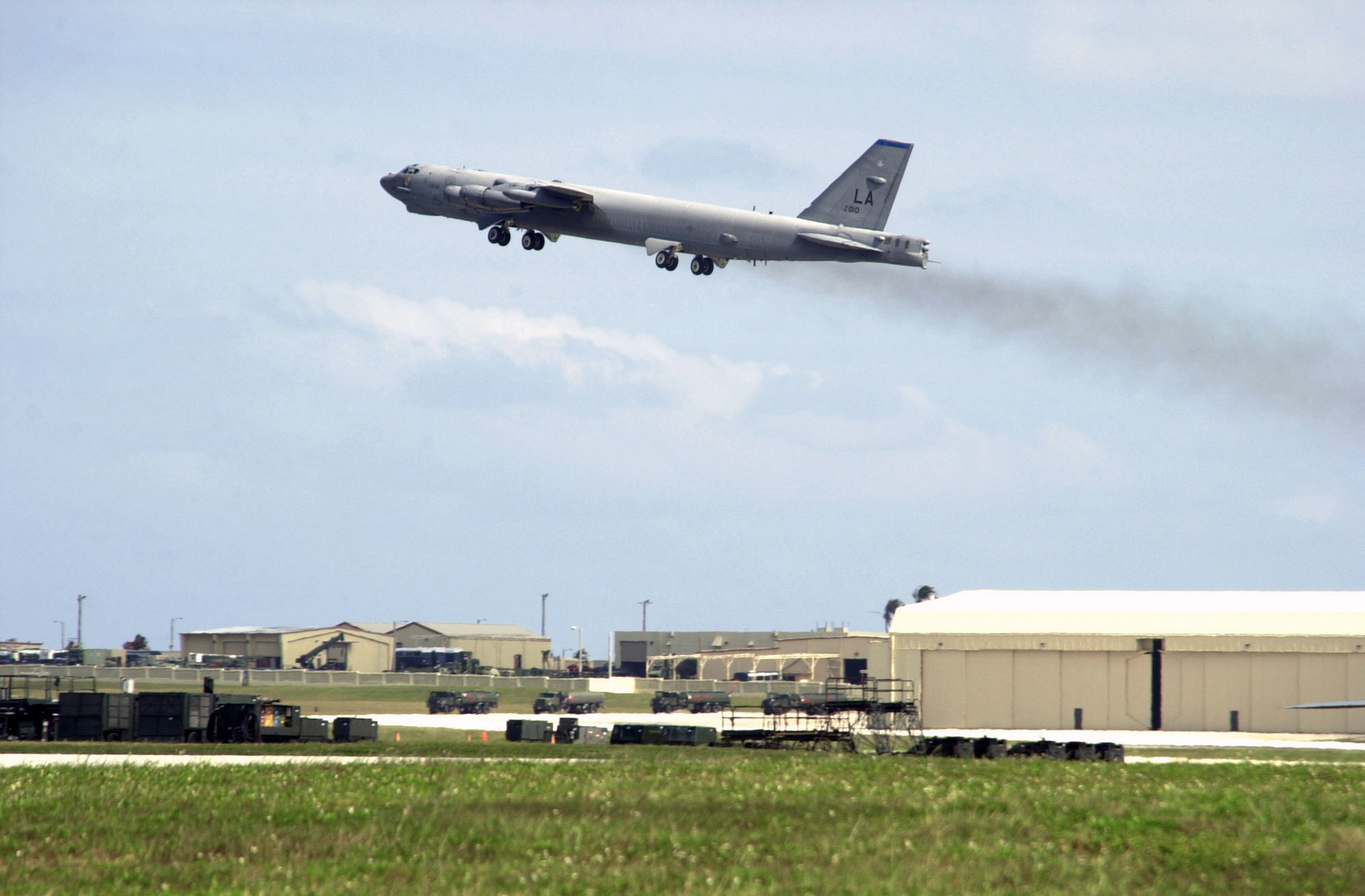 A US Air Force (USAF) B-52H Stratofortress Aircraft Assigned To The 2nd ...