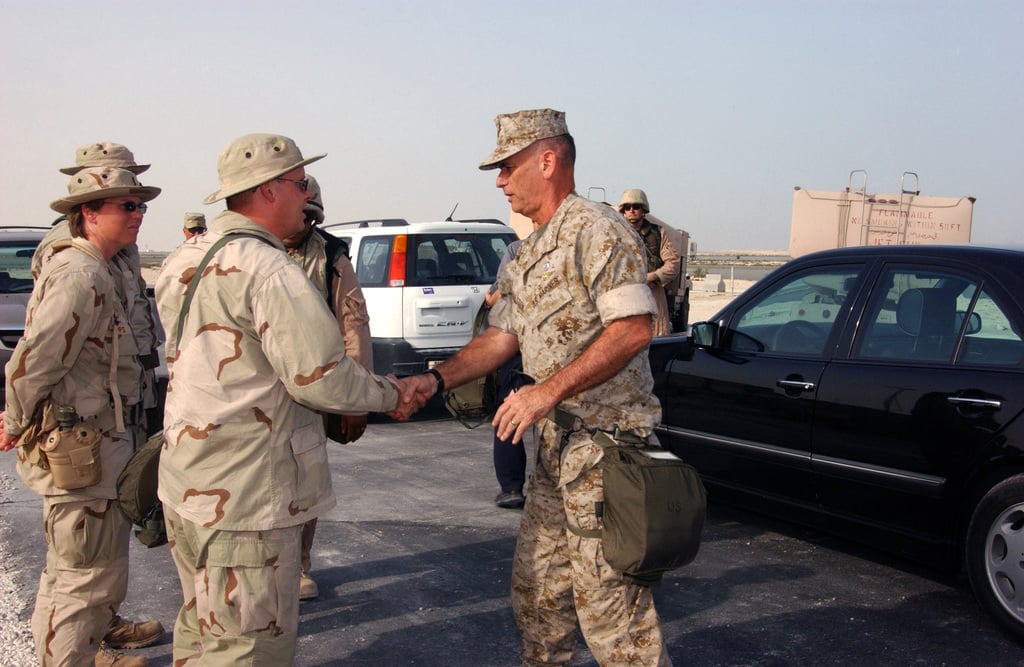 US Marine Corps (USMC) Lieutenant General (LGEN) Earl B. Hailston ...