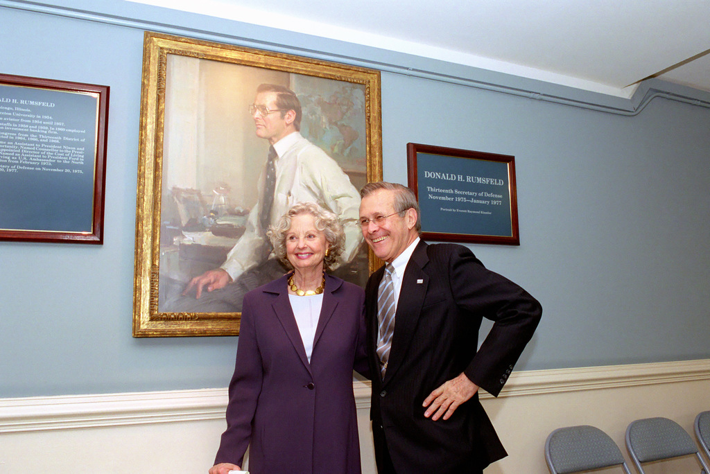 File:The Honorable Donald H. Rumsfeld (right), U.S. Secretary of